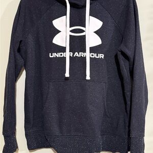 Under Armour Black Sweatshirt with Iconic Logo
